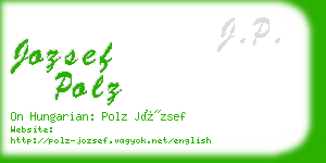 jozsef polz business card